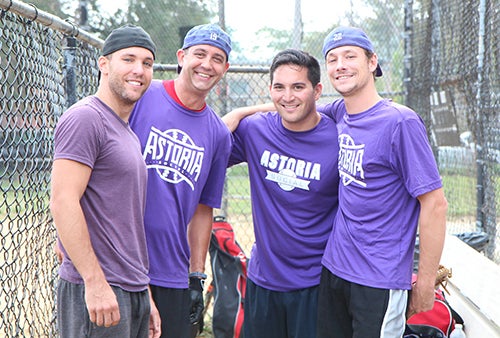 <p><strong>The Grape Dutches from left: Eddie Egan, Steve Rankin, Andrew McNaughton and Matt Serino. </strong></p>