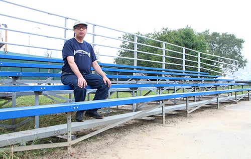 <p><strong>Neil in his favorite spot.</strong></p>