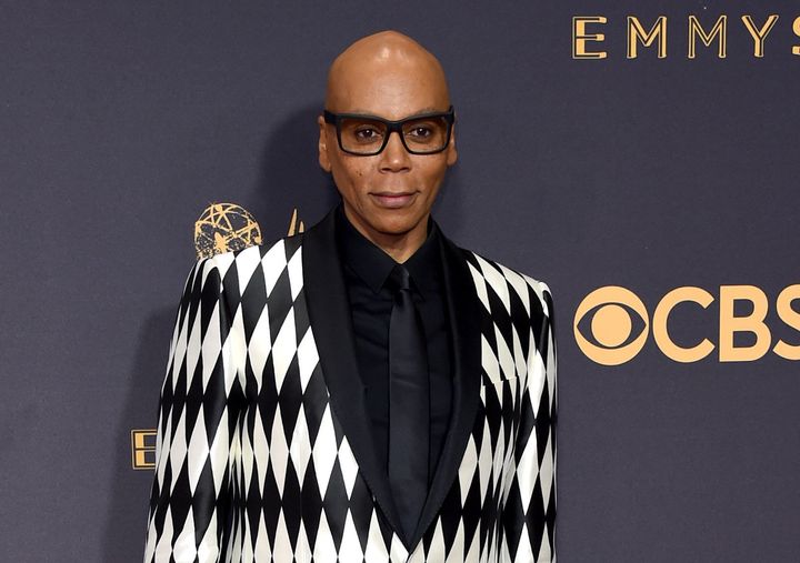 RuPaul Charles arrives at the 69th Annual Primetime Emmy Awards.