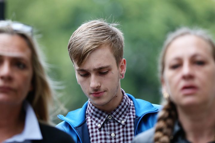 Charlie Alliston, 20, arrives at the Old Bailey for sentencing