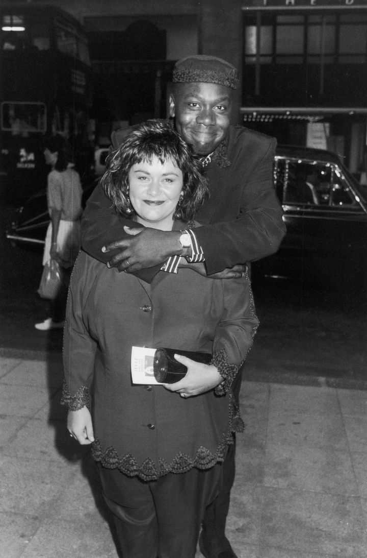 The two earlier in their relationship, in 1989