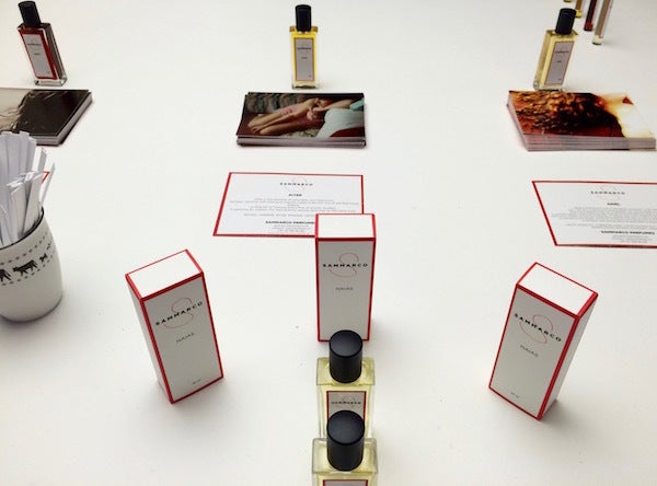 A selection of scents from the Sammarco brand