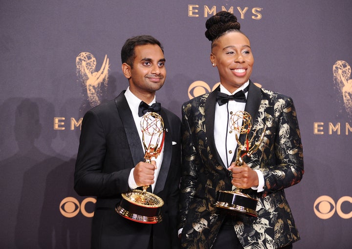 Aziz Ansari and Lena Waithe.