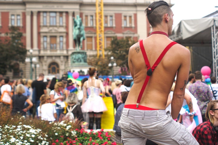 Pride march ended at Republic square with a party