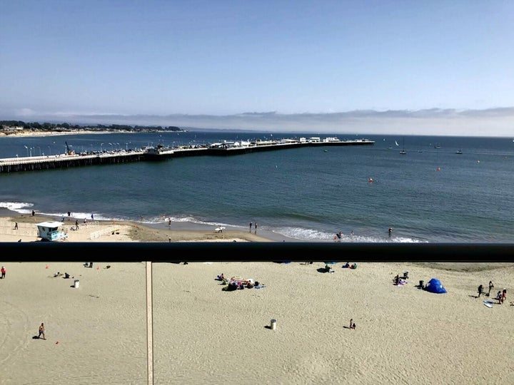 <p>View of the historic Santa Cruz Wharf</p>