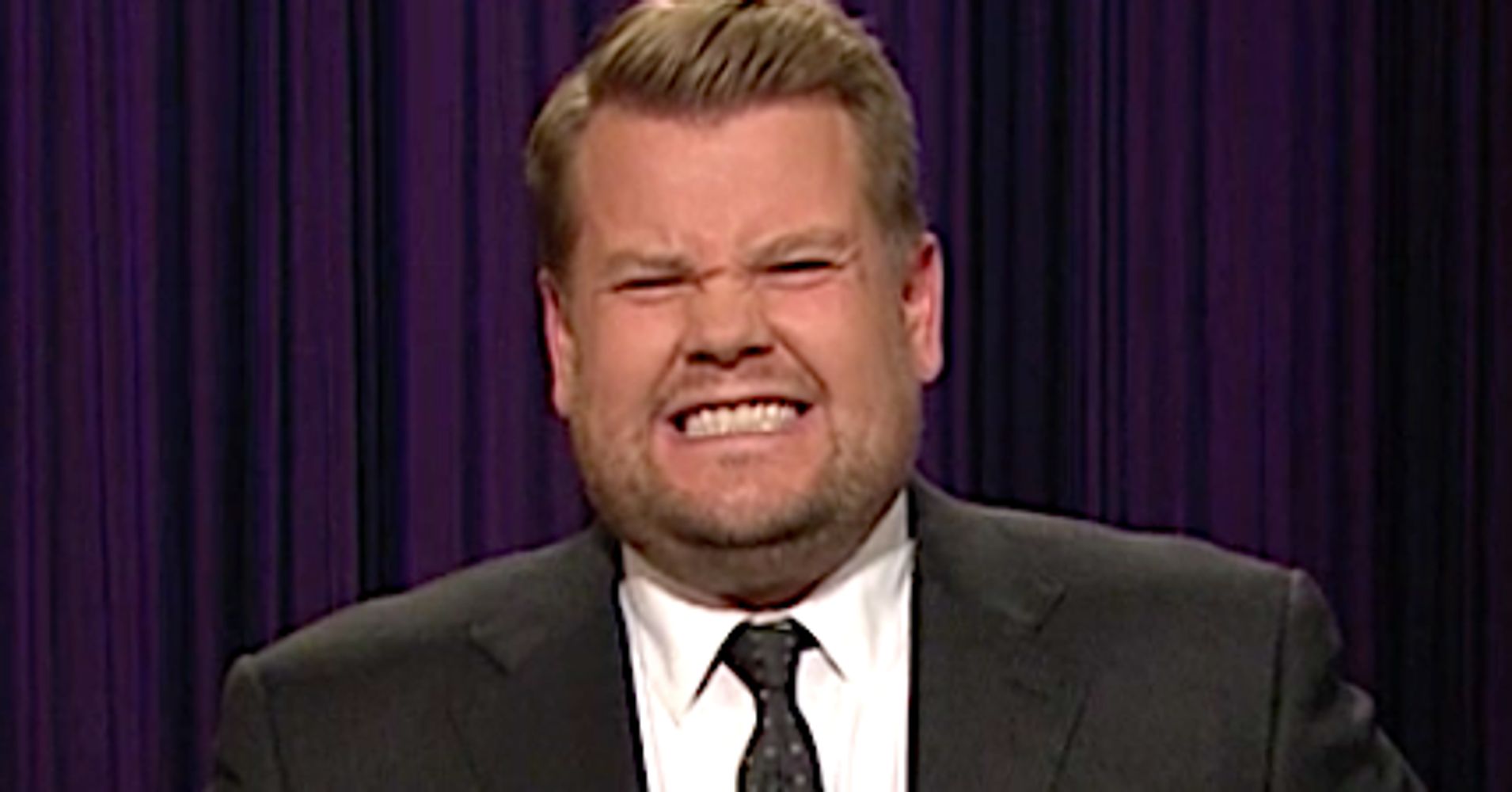 James Corden Is Disappointed In Himself For Kissing Sean Spicer Huffpost 