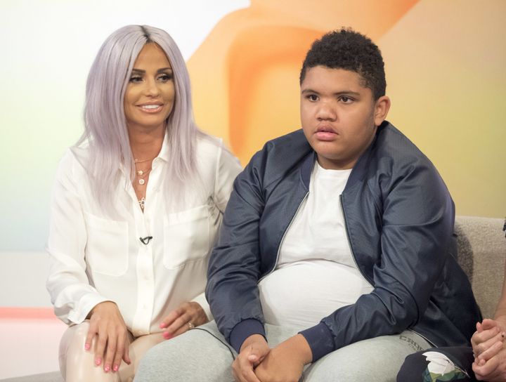 Katie Price and her son Harvey appeared on 'Loose Women' together in April.