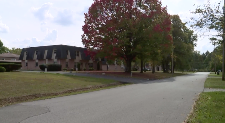 Police said they were called to this Boardman, Ohio, neighborhood on Saturday over a clown chasing a child.