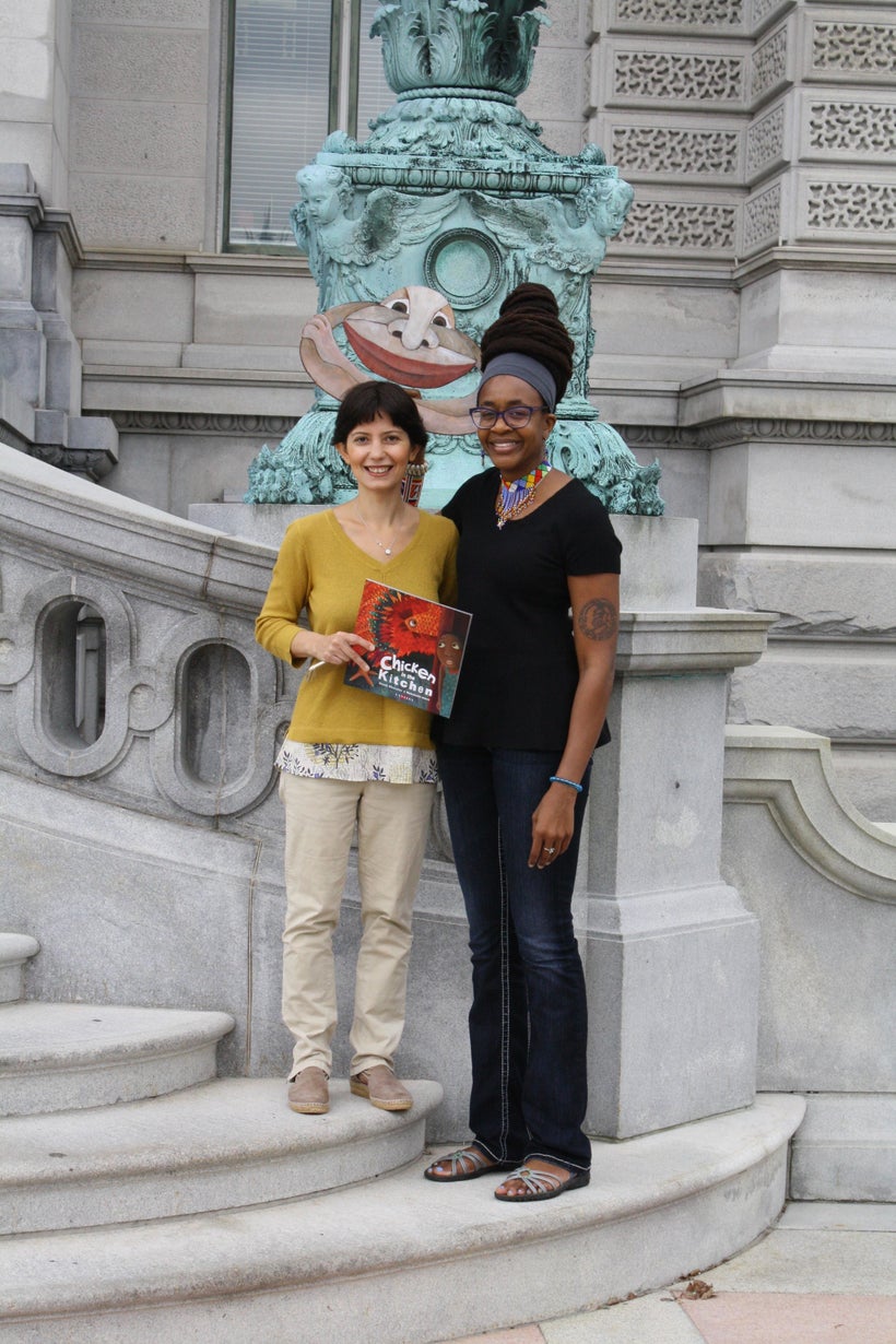 Left to right: Mehrdokht Amini (Illustrator), Nnedi Okorafor (Author),