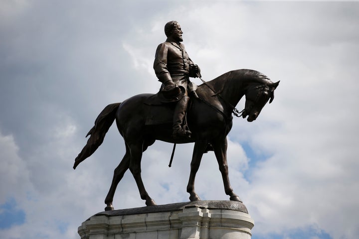 The statue of Confederate General Robert E. Lee in Richmond, Virginia, U.S., September 16, 2017.