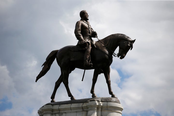 The statue of Confederate General Robert E. Lee in Richmond, Virginia, U.S., September 16, 2017.