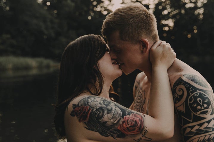 The shoot took place at a lake in Tyler, Texas.