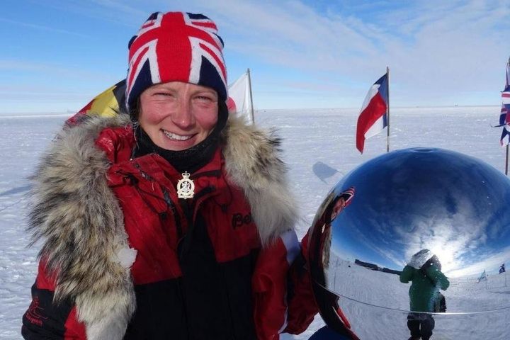 Kelty skied to the South Pole last year