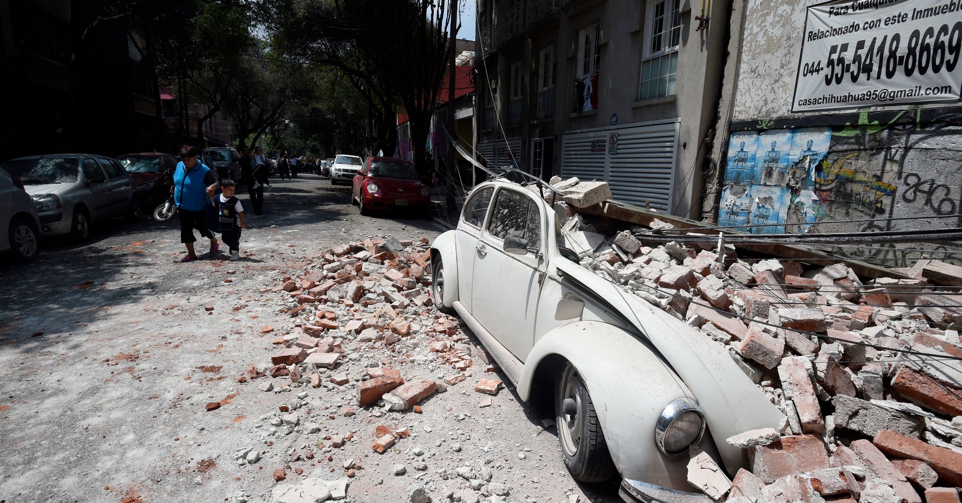Harrowing Videos Show The Moments An Earthquake Struck Mexico HuffPost