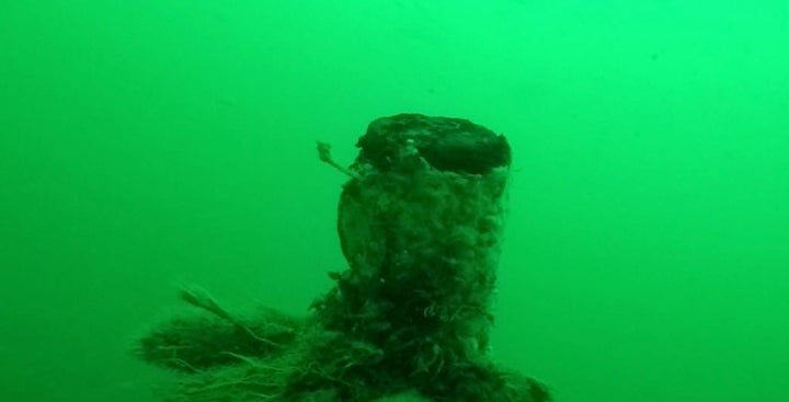 The well-preserved wreck was found on the floor of the North Sea off the coast of Belgium 