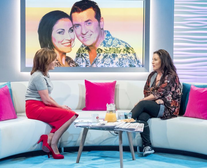 <strong>Jessie Wallace speaks to Lorraine</strong>