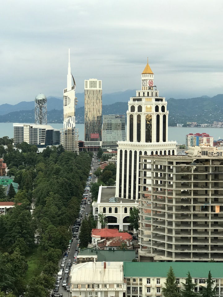 Batumi is a popular tourist destination on Georgia’s Black Sea coast.