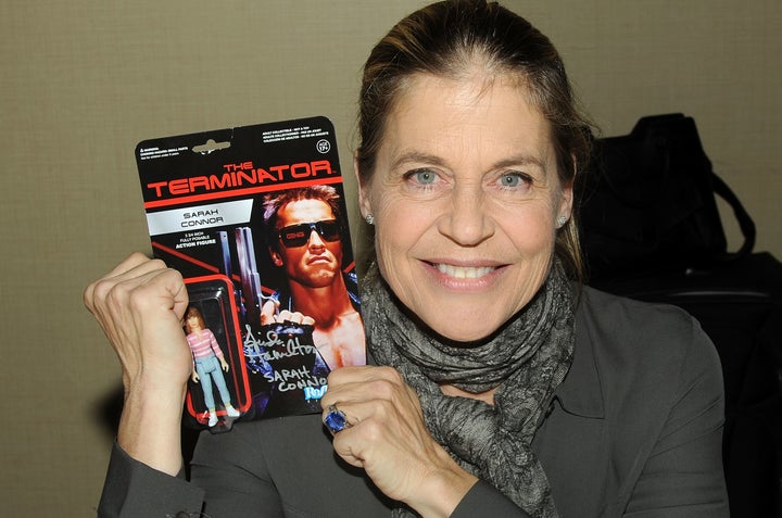 Linda Hamilton at the Chiller Theatre Expo in 2014.