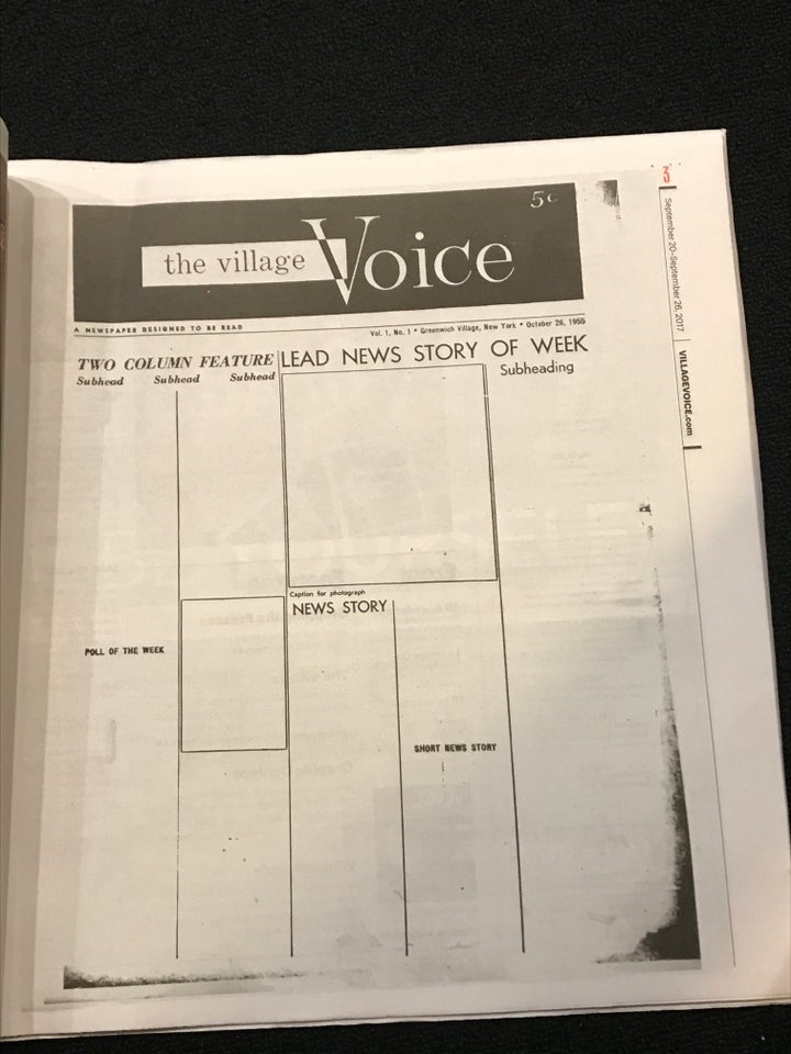 <p>“A Newspaper Designed To Be Read”</p>