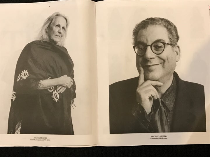 <p><em>Sylvia Plachy and Michael Musto</em></p>