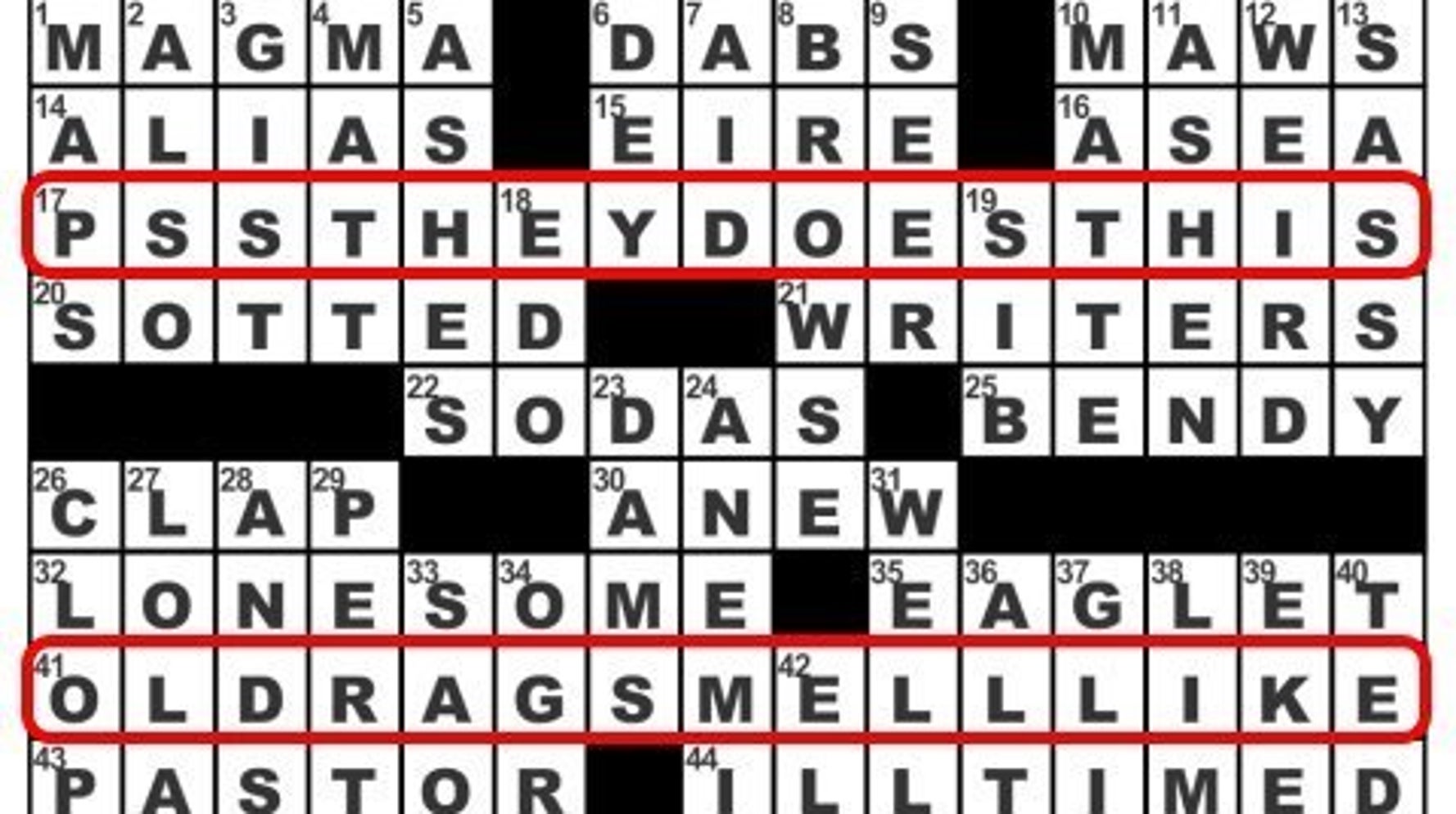 Crossword Writer Slips Rape Joke Into Multiple Major Newspapers