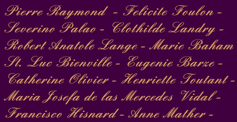 <em>a few of the names that adorn the branches of Leah Chase’s family tree</em>