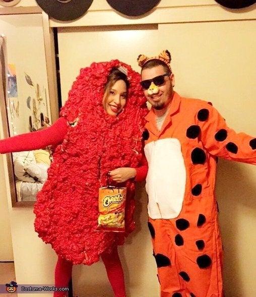 Chester Cheetah and a Hot Cheeto