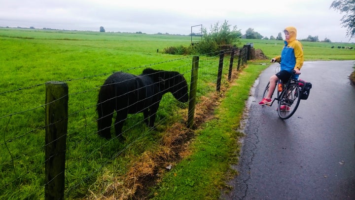 No industrial sprawl or strip malls outside of Amsterdam, this was taken 15 mins cycle away from the city.