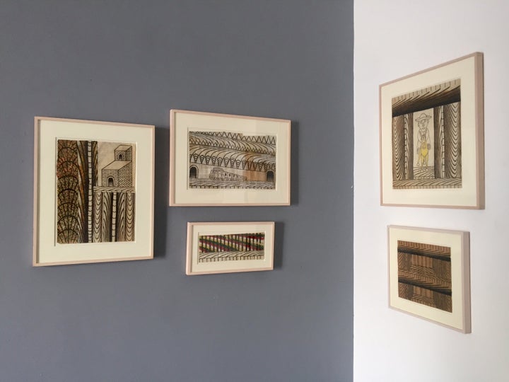 <p>Martin Ramirez, installation view</p>