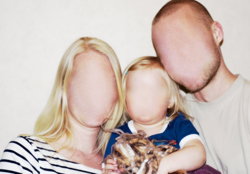 It’s odd to think that someone couldn’t recognize his own child, but not as odd as being the parent who looks into a sea of s