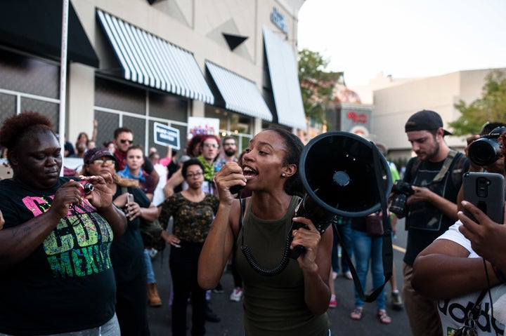 Organizers call an end to the day's action, saying they successfully shut down the Galleria and Brentwood Boulevard in t