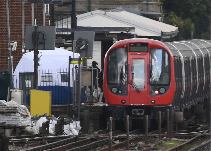A homemade bomb partially exploded on the District Line, injuring 30 people