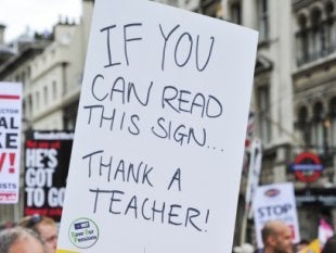 . . . and a teacher’s union.