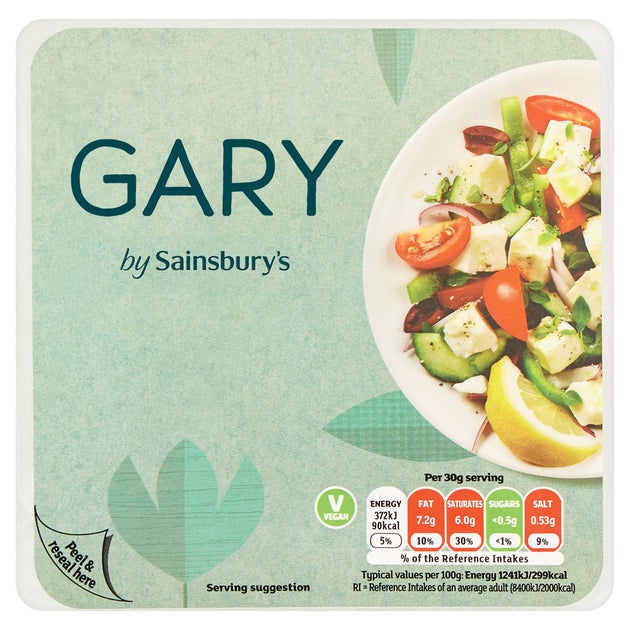 Sainsbury's Is Expanding Its 'Gary' Range (That's Vegan Cheese, FYI