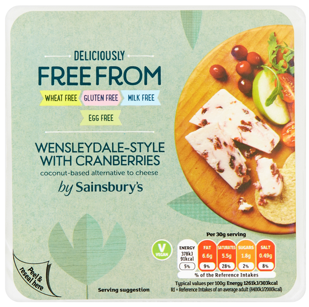Sainsbury's Is Expanding Its 'Gary' Range (That's Vegan Cheese, FYI