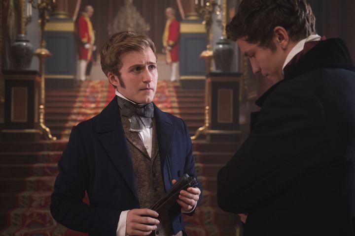 Jordan as Lord Alfred and Leo as Drummond 