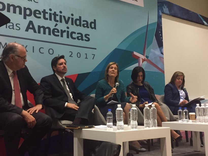 Author speaking at the 10th Americas Competitiveness Forum, Mexico City, Mexico.