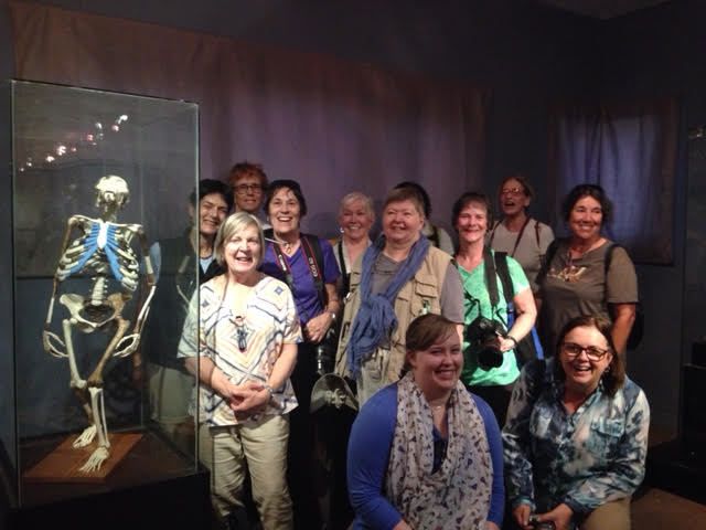 Our group meeting our ancestor Lucy in Ethiopia’s National Museum