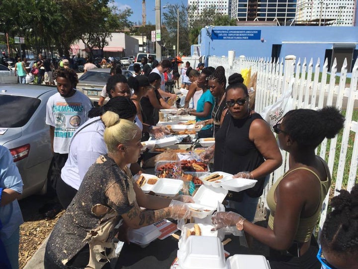 CEOC volunteers feed South Miamians after Hurricane Irma.