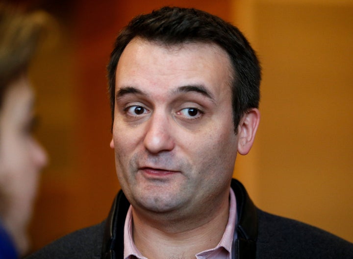 French far-right National Front (FN) vice-president Florian Philippot.