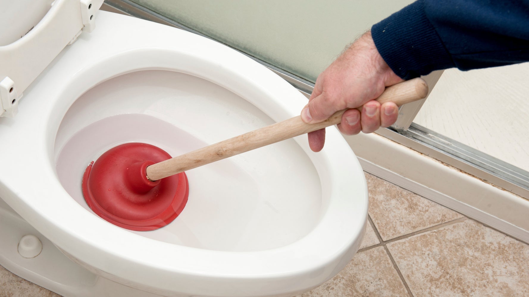 Flushing litter down sales toilet