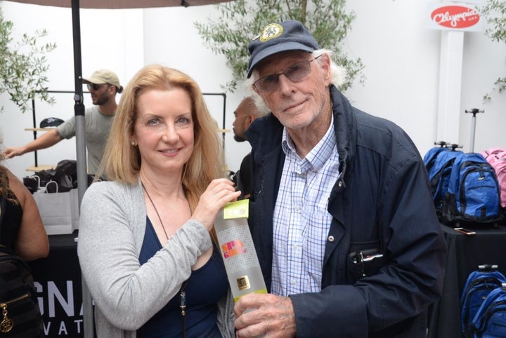 <p>Bruce Dern, Multiple Oscar Nominee, ("Nebraska, "Coming Home") with Spa Girl Vodka</p>