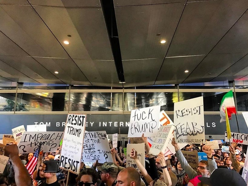LAX Protest Against Trump’s Muslim Ban