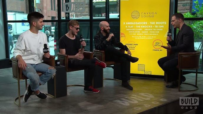 Interview with X Ambassadors at BUILD Series. Moderated by Joe Levy.