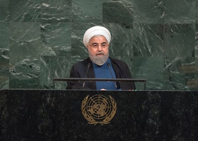 Iran President Rouhani addresses UN General Assembly