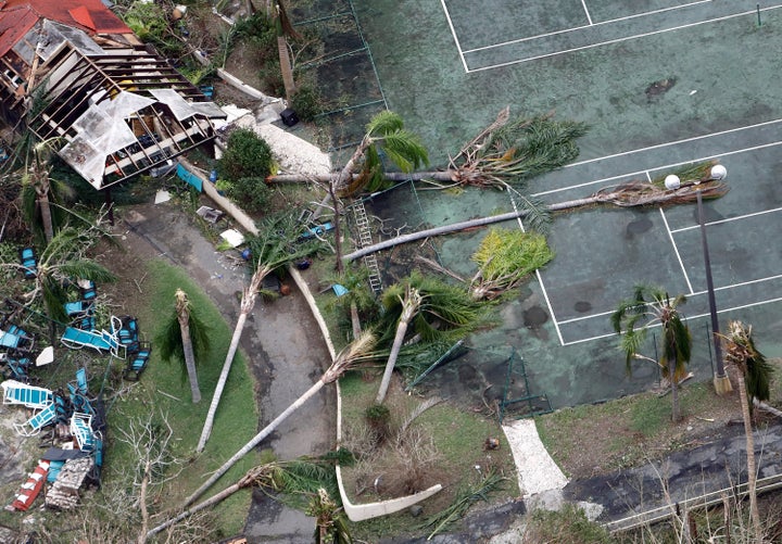 Damage from Hurricane Maria in St. Croix, U.S. Virgin Islands.