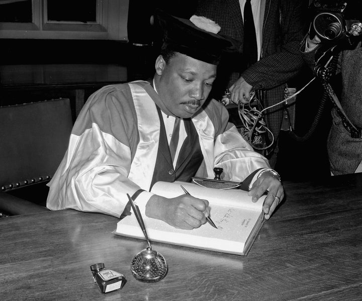 <p>Dr. Martin Luther King at the University of Newcastle upon Tyne, November 1967.</p>
