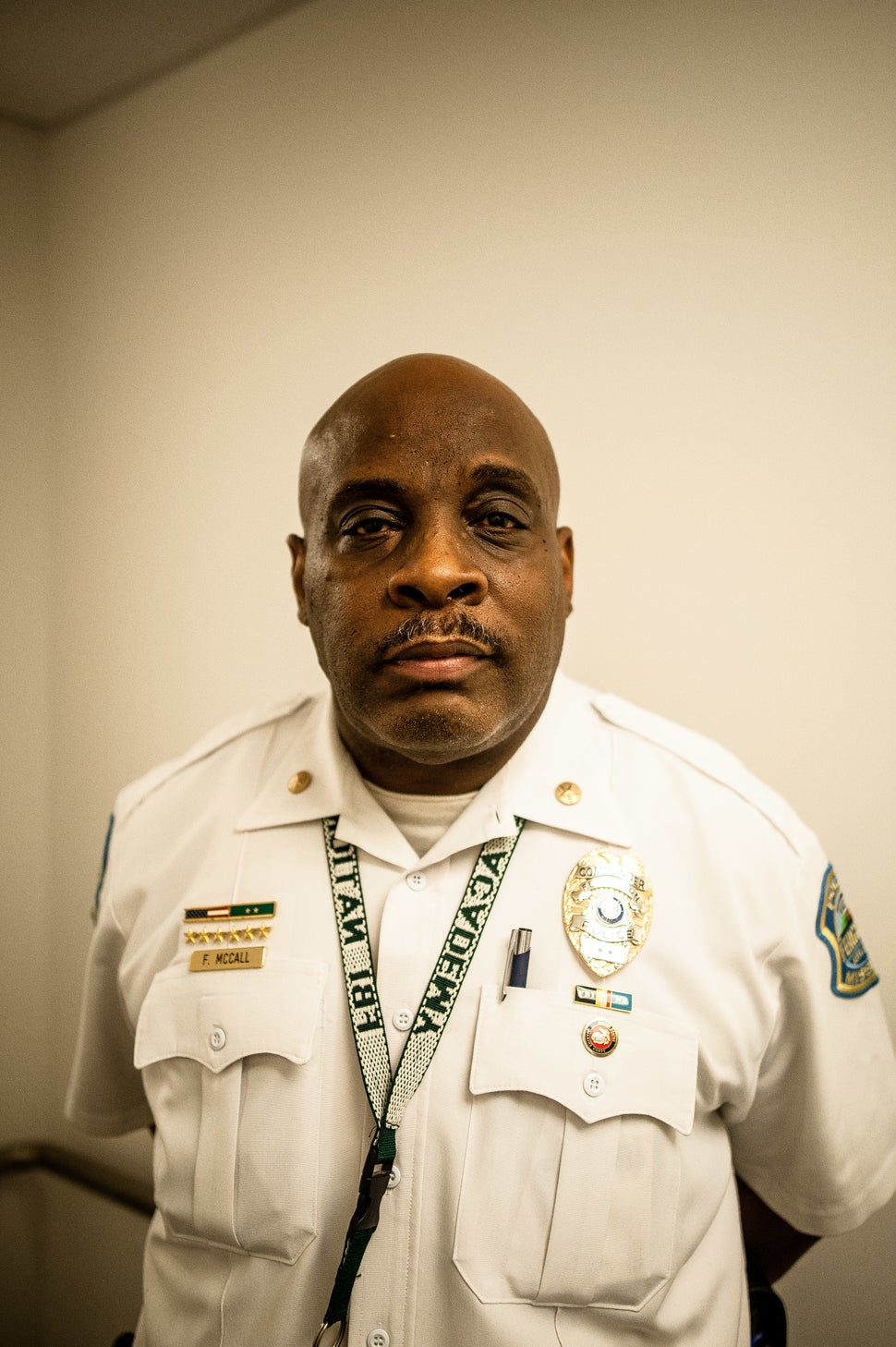 Frank McCall, a police commander in Ferguson, has overseen progress on the consent