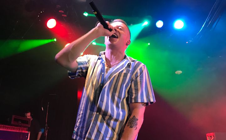 Macklemore’s ‘Gemini’ album release party on Thursday night at Echoplex in Los Angeles.