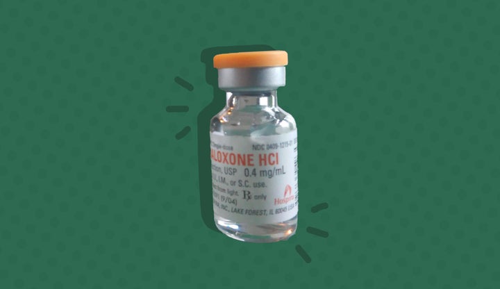 <em>A vial of the naloxone Steady Collective distributes (Photo: Hillary Brown)</em>